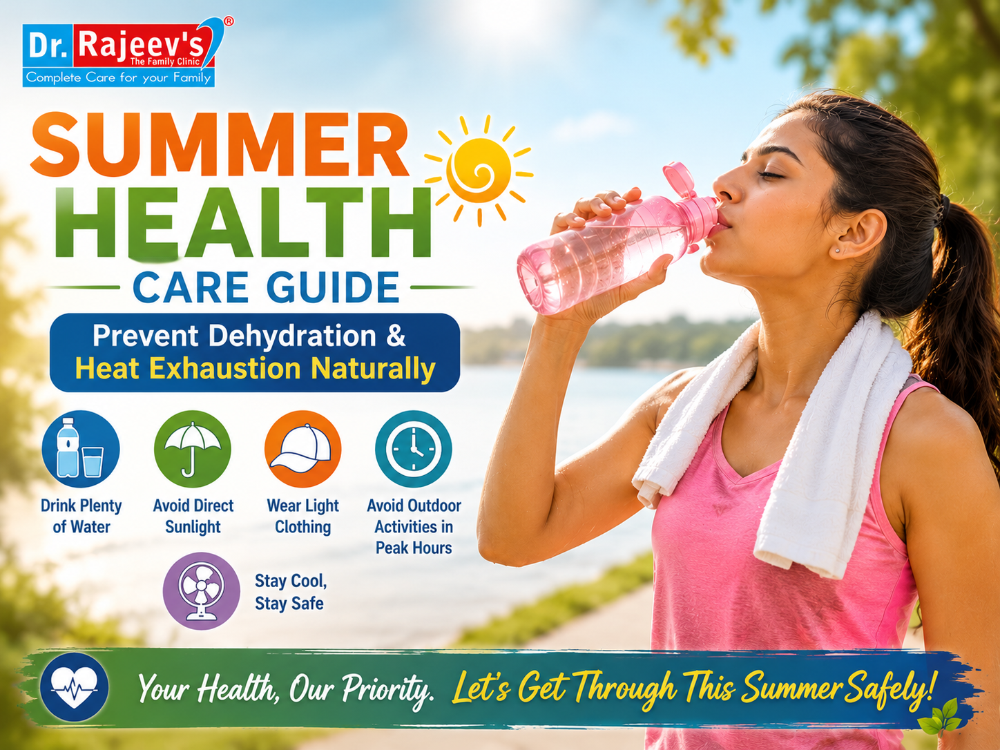 Summer Health Care Guide: Prevent Dehydration & Heat Exhaustion Naturally