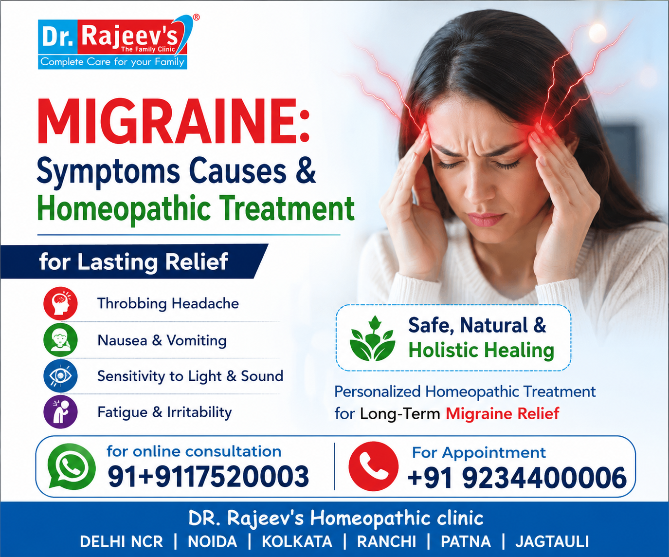 Migraine: Symptoms Causes  Homeopathic Treatment for Lasting Relief 
