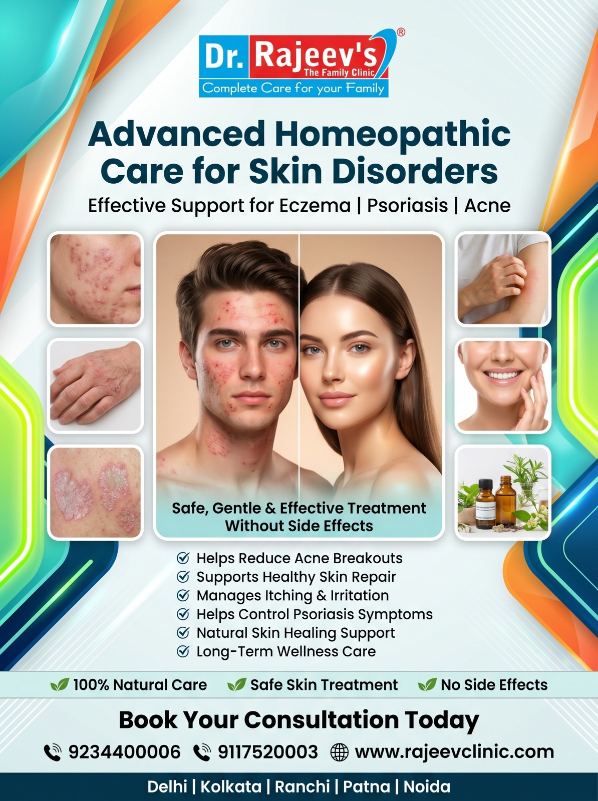 Advanced Homeopathic Care for Skin Disorders – Safe, Gentle & Effective Treatment