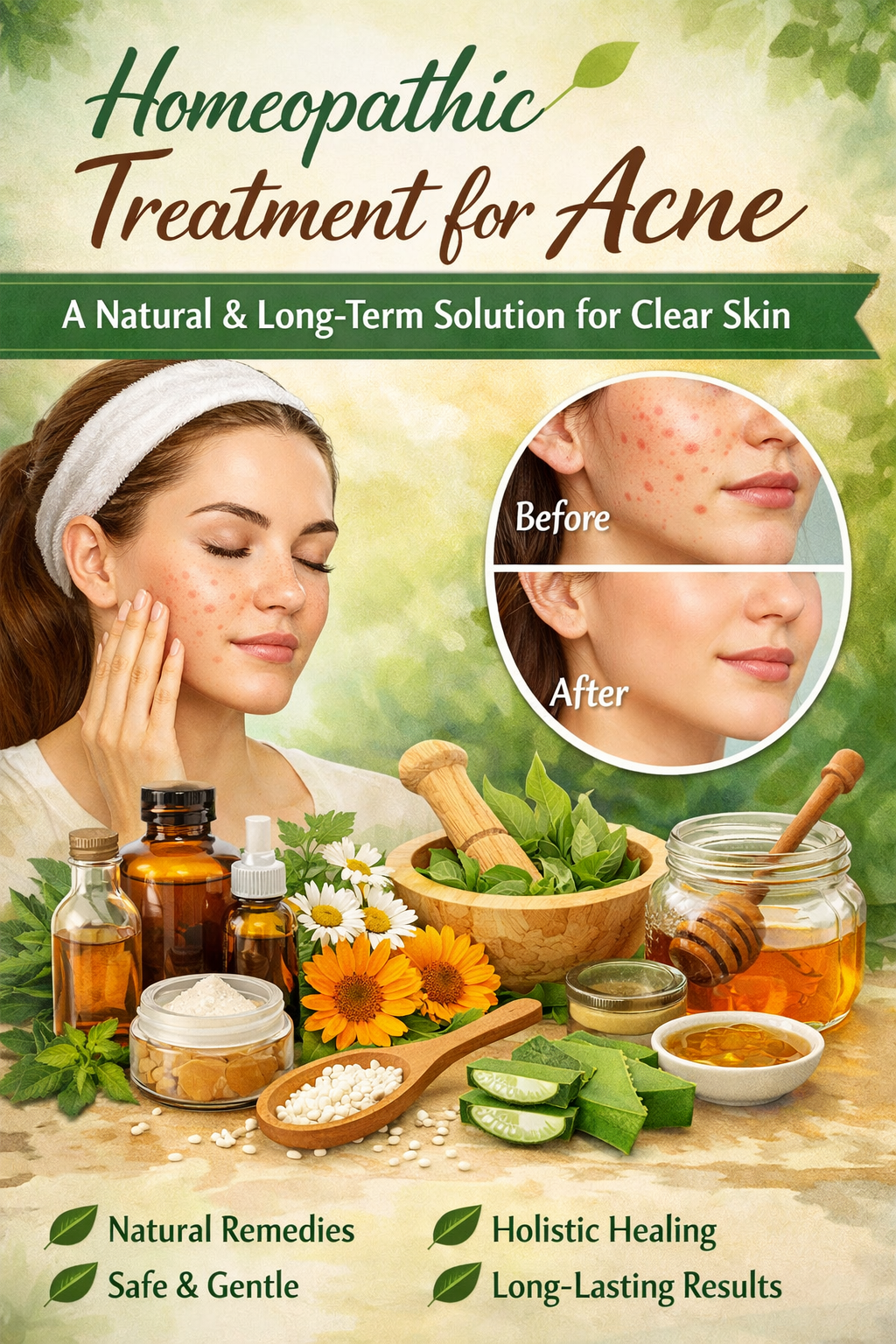 Homeopathic Treatment for Acne: A Natural & Long-Term Solution for Clear Skin