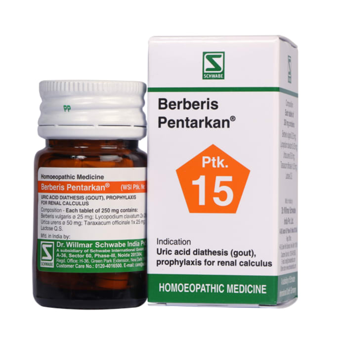 Dr Willmar Schwabe India Berberis Pentarkan Tablet