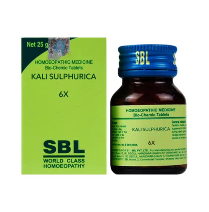 SBL Kali Sulphurica Biochemic Tablet 6X